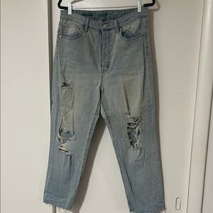 Distressed Denim Jeans